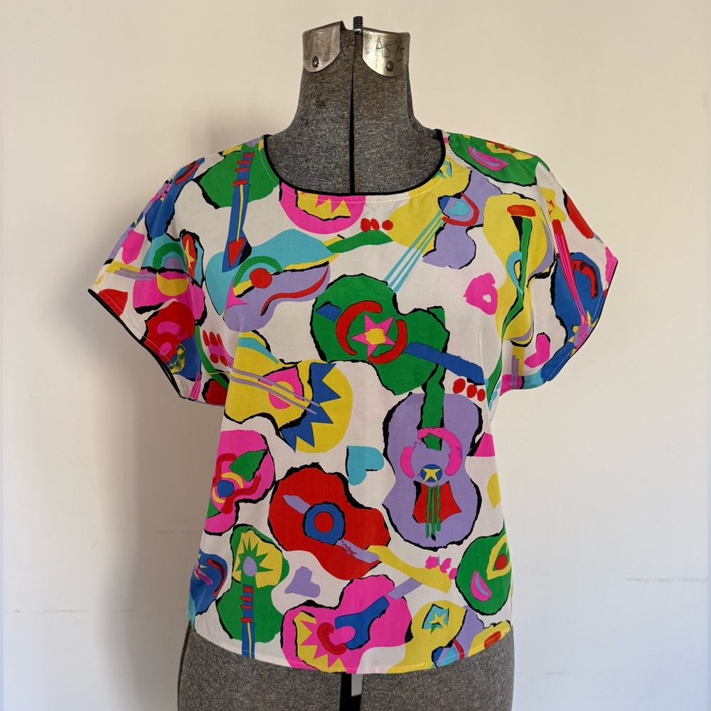Ungaro Silk Guitar Blouse